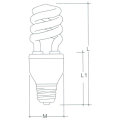 15W T3 Half Spiral Energy Saving Light with CE (BNFT3-HS-A)